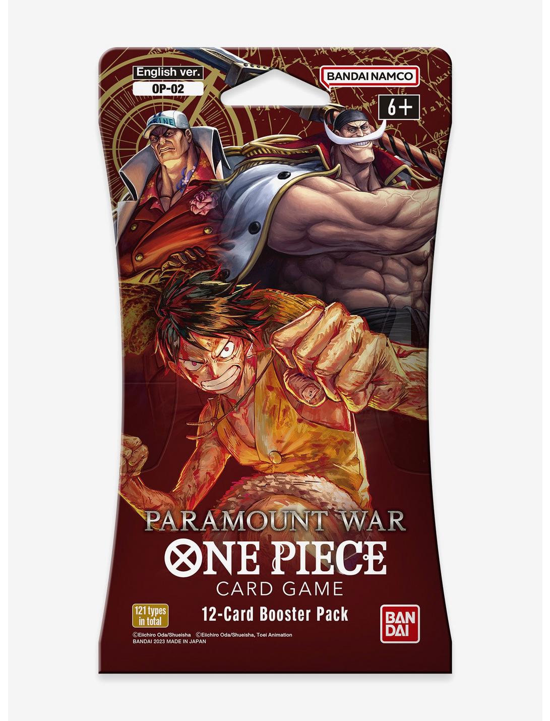 Bandai One Piece Paramount War Card Game Booster Pack